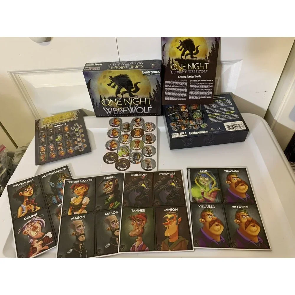 One Night Ultimate Werewolf Bezier Games |10 minute game | 8+ | for 3-10 Players